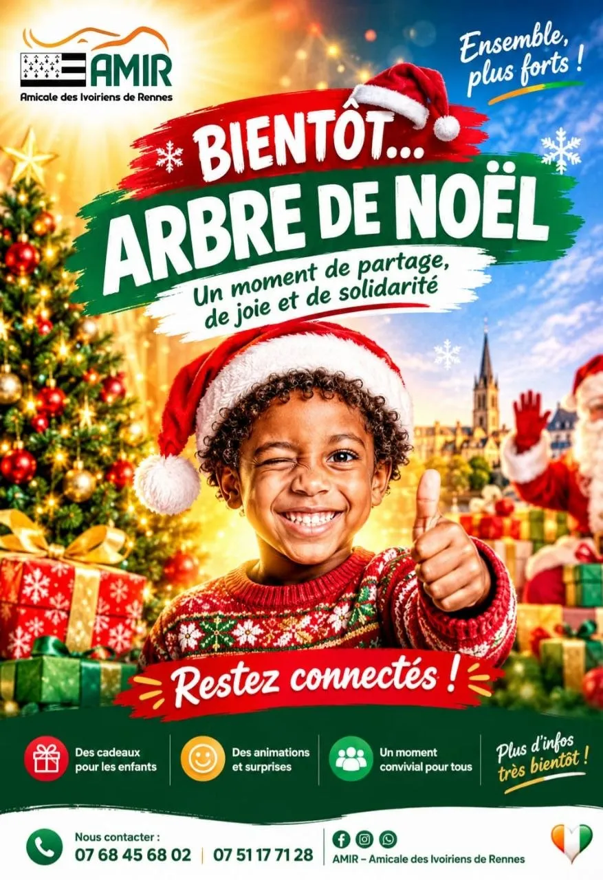 ARBRE DE NOËL "BIENTÔT"